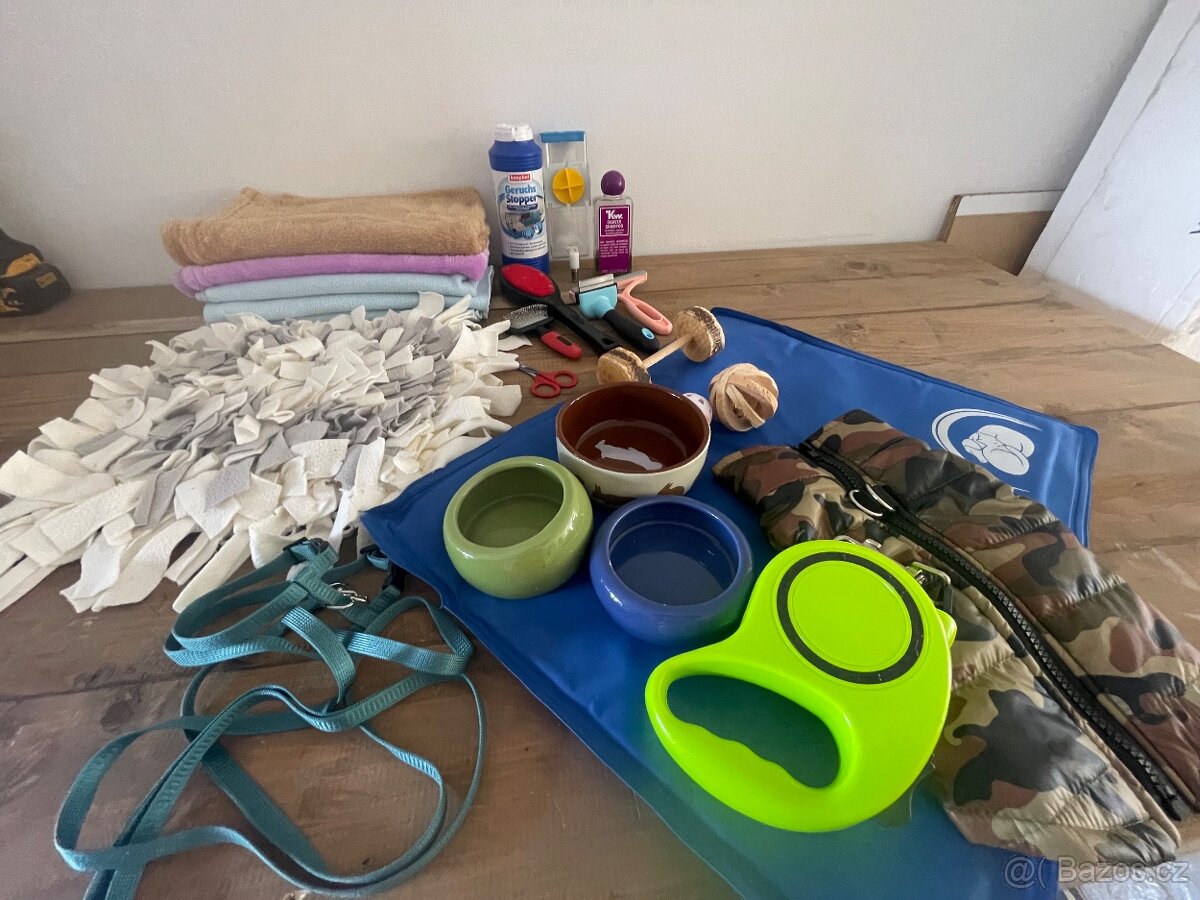 Prislusenstvo pre kraliky a male plemeno psa