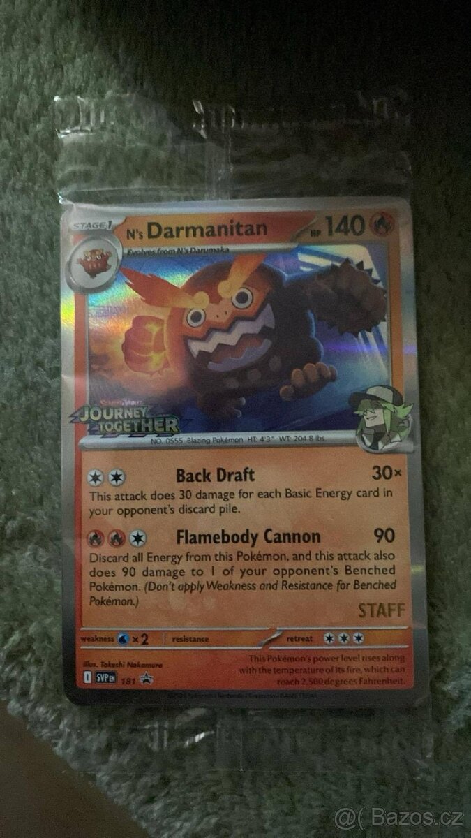 Journey Together STAFF Promo Set (4 karty) Pokemon