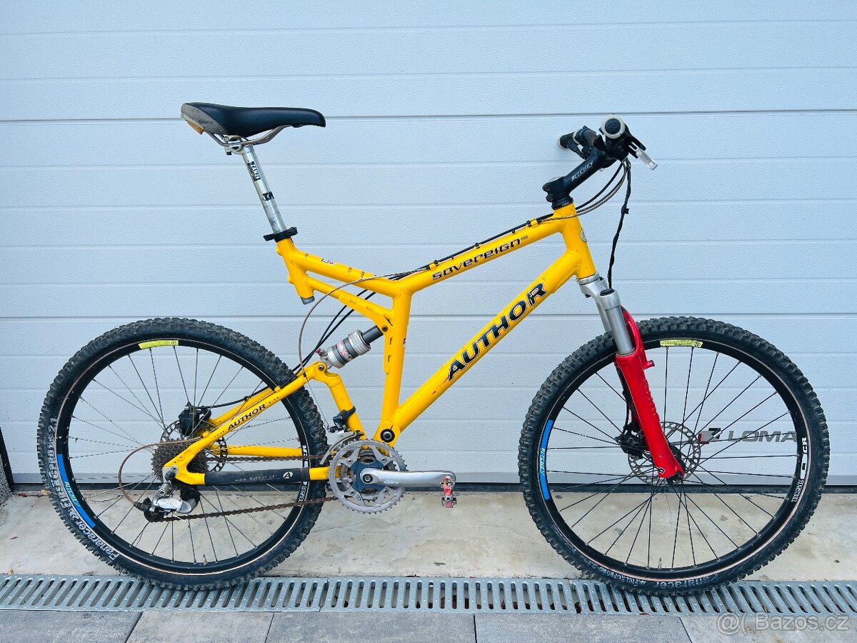 Author Sovereign Pro - Shimano Deore XT ( XL ) žlutá barva