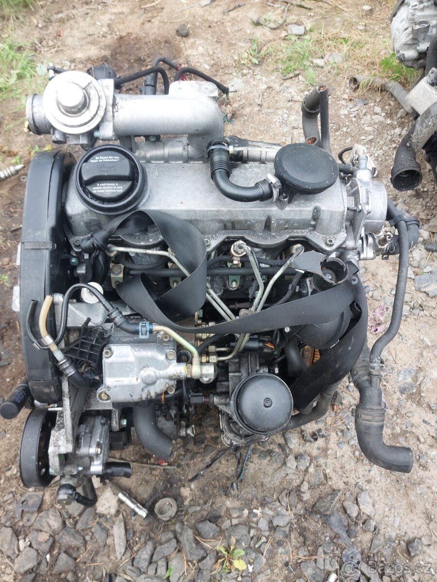 Motor 1.9tdi ahf 81kw kompletní asv alh