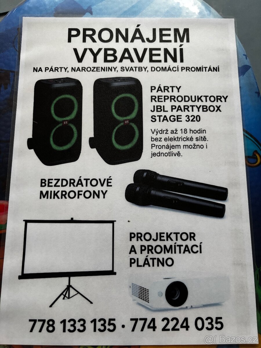 JBL , Promítání ,