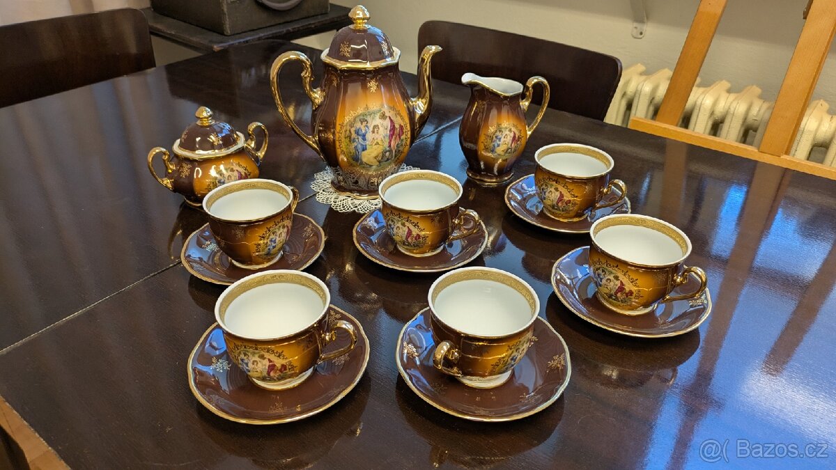 porcelánová sada starožitná