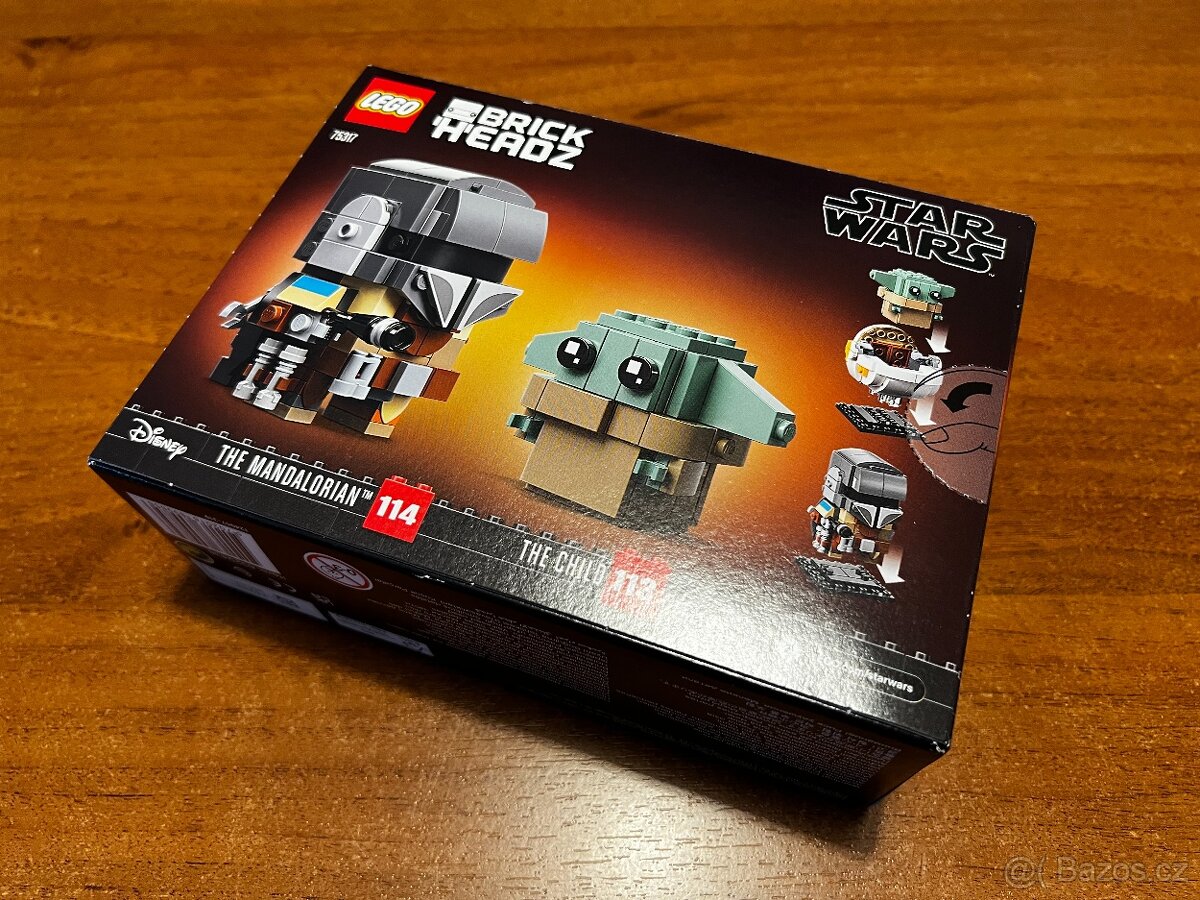 LEGO BrickHeadz 75317 Mandalorian a dítě
