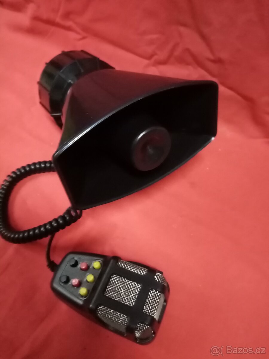 AUTOSiréna 90 W siréna, houkačka s megafonem