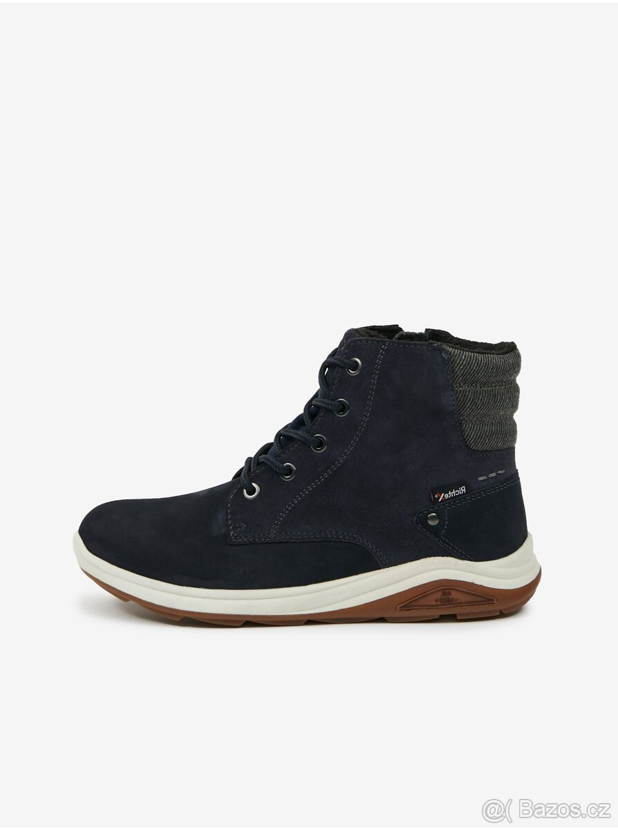 Celokožené teplé pánské zimní boty vel. 40 Richter