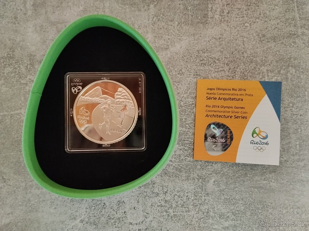 Stříbrná mince Rio 2016