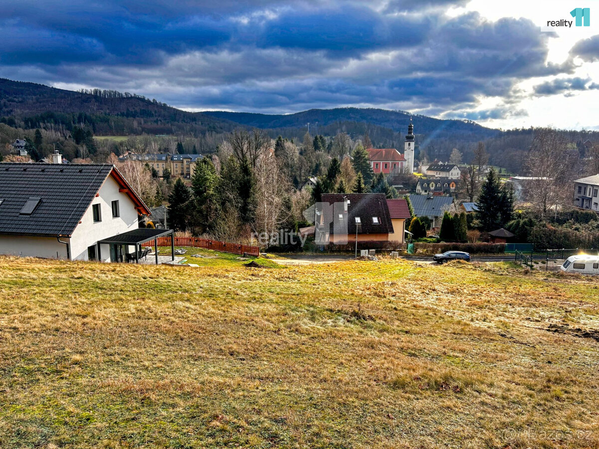 Prodej stavebního pozemku 2173 m2, Mníšek u Liberce