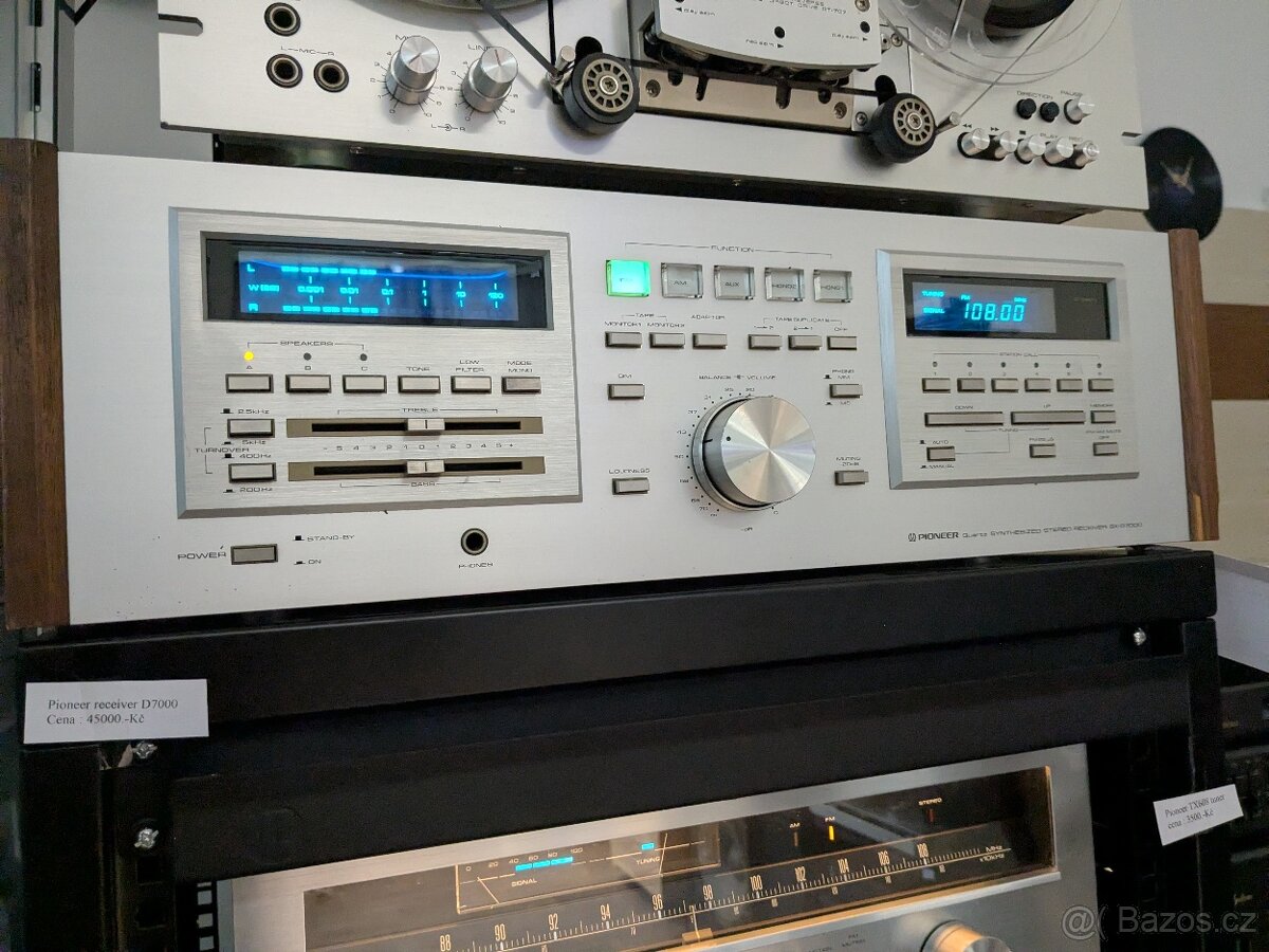 Pioneer receiver blue line