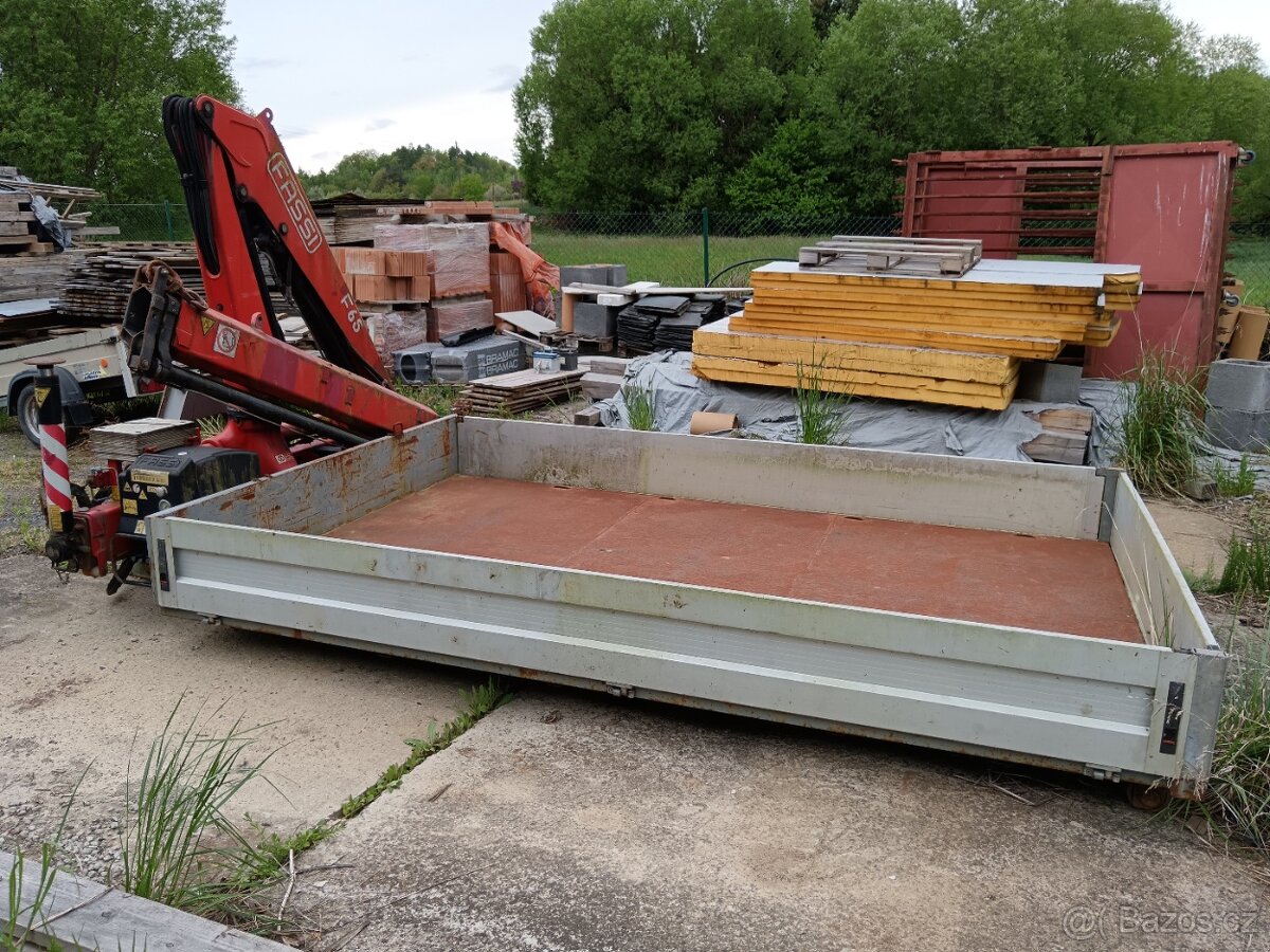 kontejner, hydraulická ruka, kontejner s hydraulickou rukou