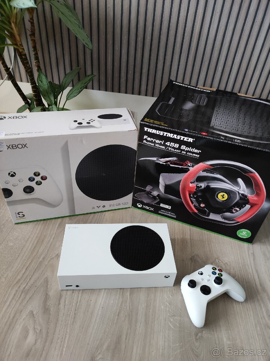 Xbox Series S + Volant na Xbox