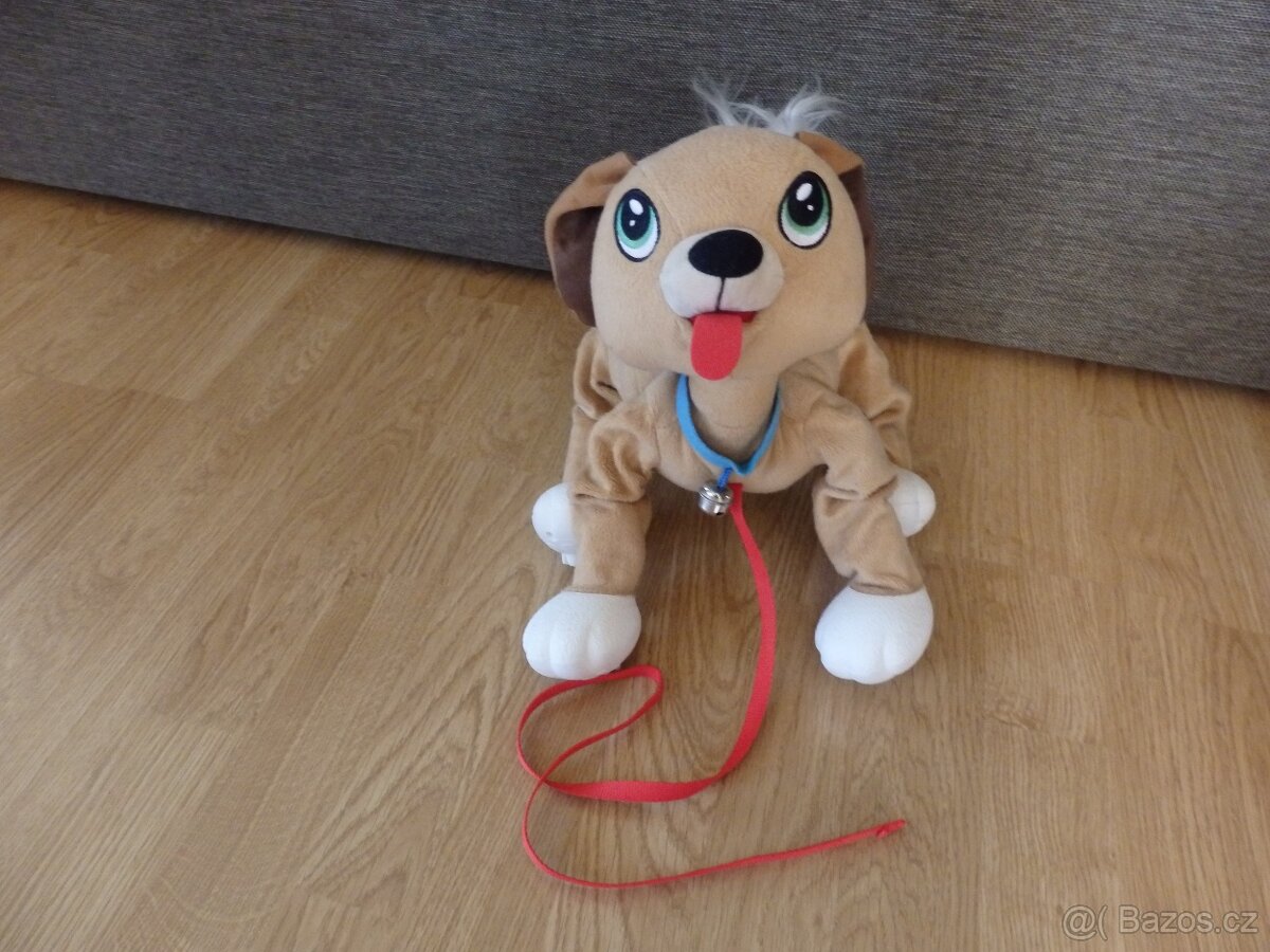 Pejsek Floppy na vodítku