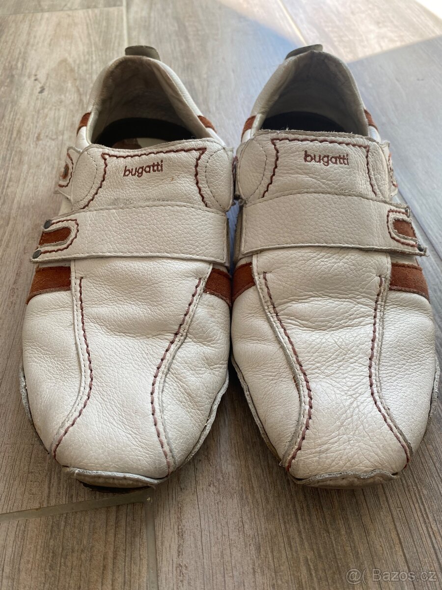 Panske kozene polobotky Bugatti