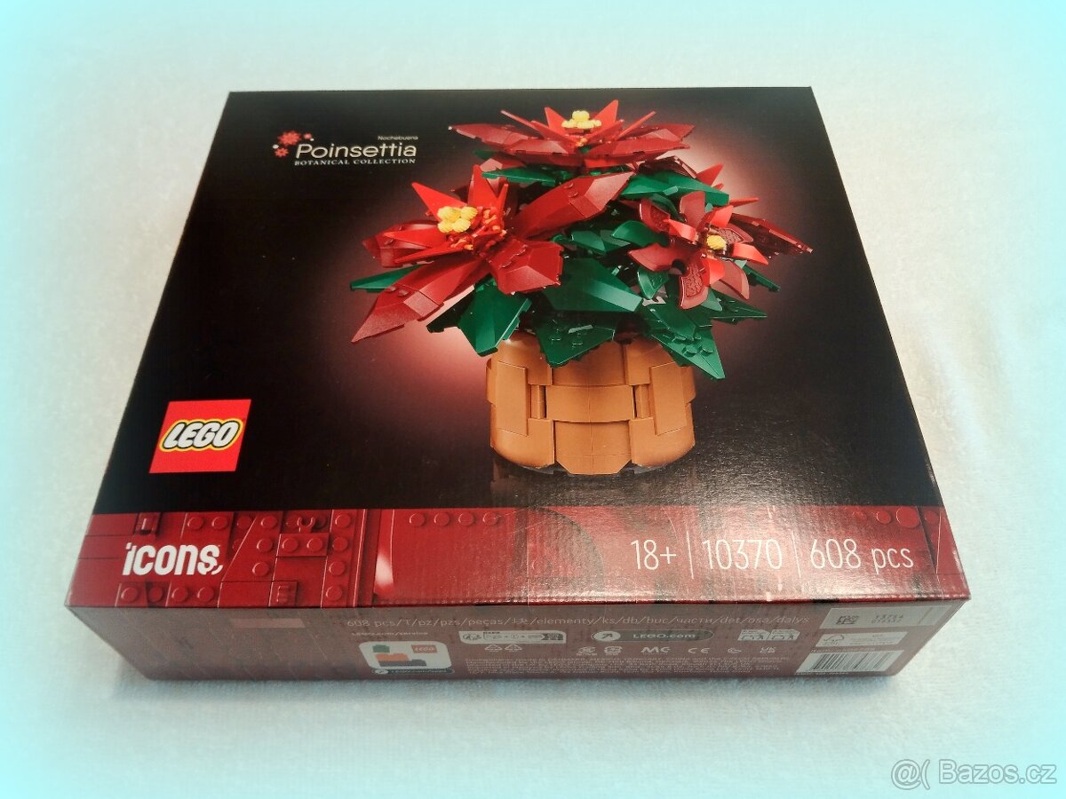 Lego® Originál, Botanicals 10370, Vianočná hviezda (nové)