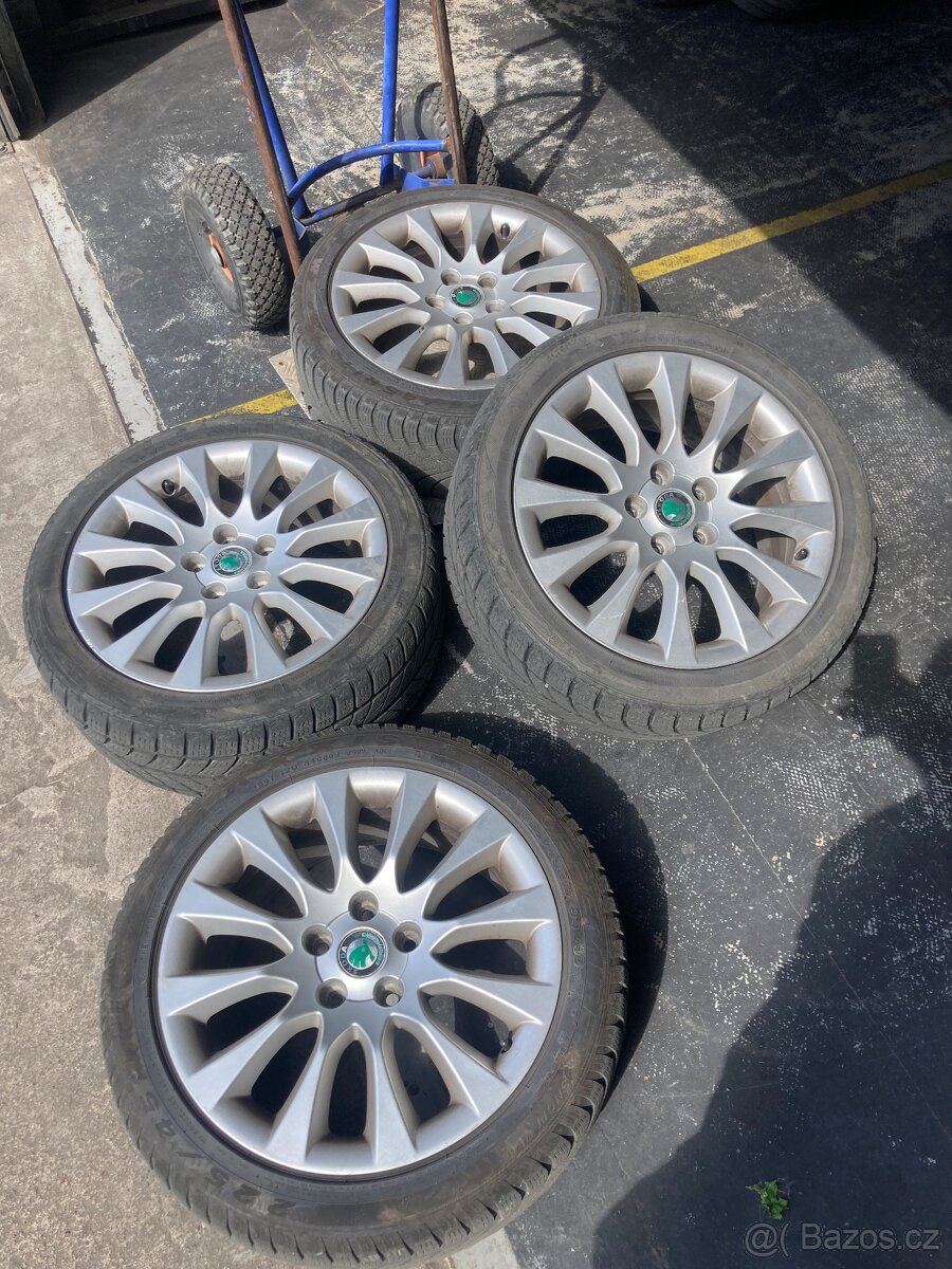 Alu sada origo škoda superb 2 5x112 7,5x1717 ET49