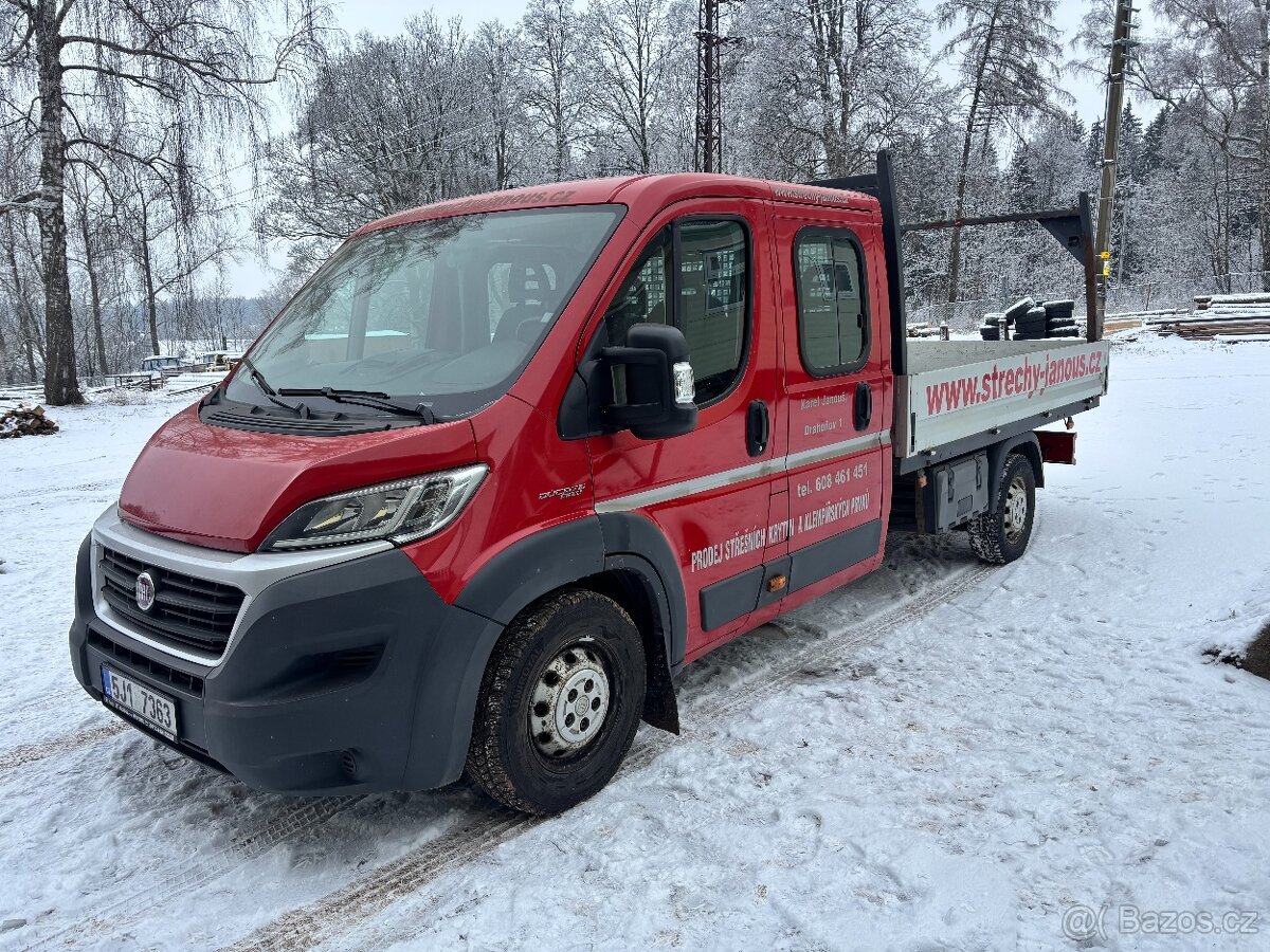 Fiat Ducato valník, dvoukabina 2,3 jtd 110kw maxi