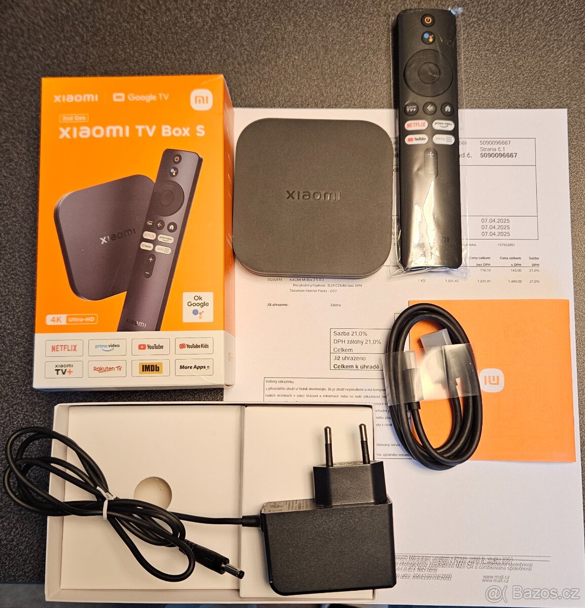 Xiaomi TV box S android 2.gen téměř nový včetně záruky