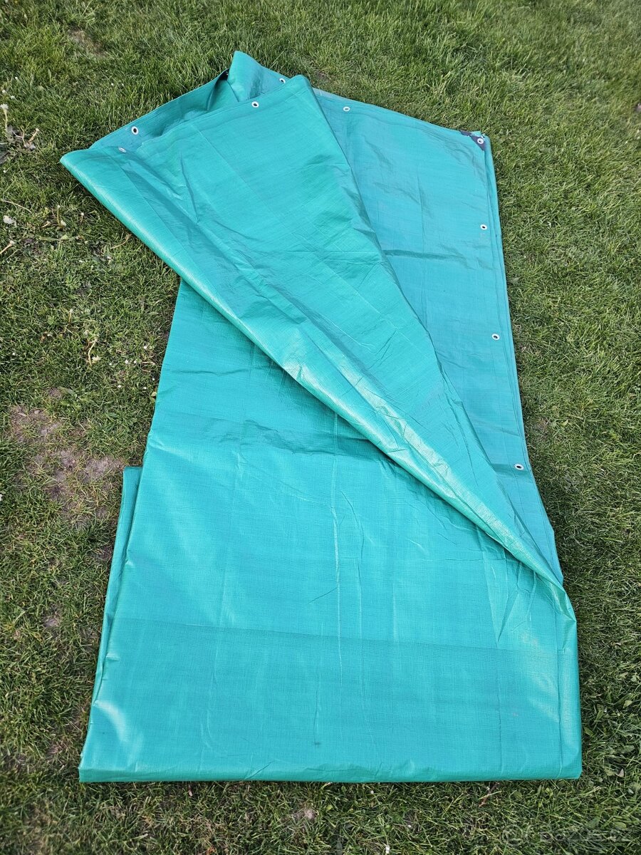 Zakrývací plachta univerzální 180 g/m² zelená 6x8 m