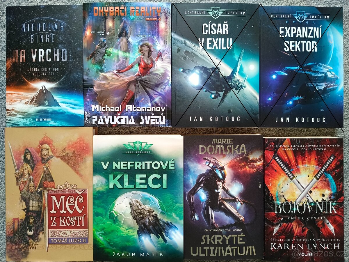 1) Prodám 20 knih
