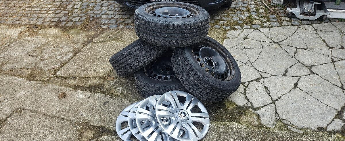 kola plech Škoda 205/55R16, ET45, 7J