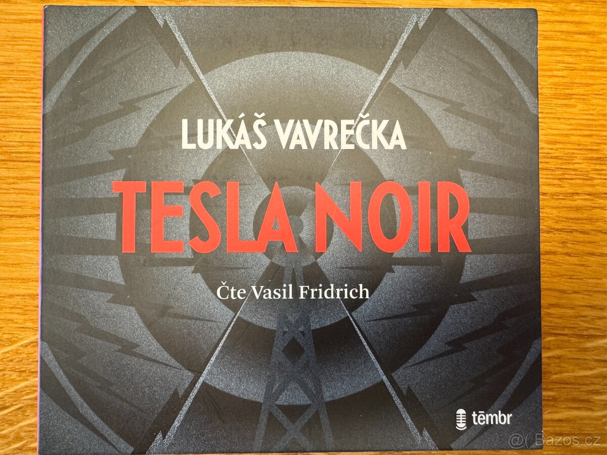 Audiokniha CD MP3 Vavrečka: Tesla noir (čte Fridrich)