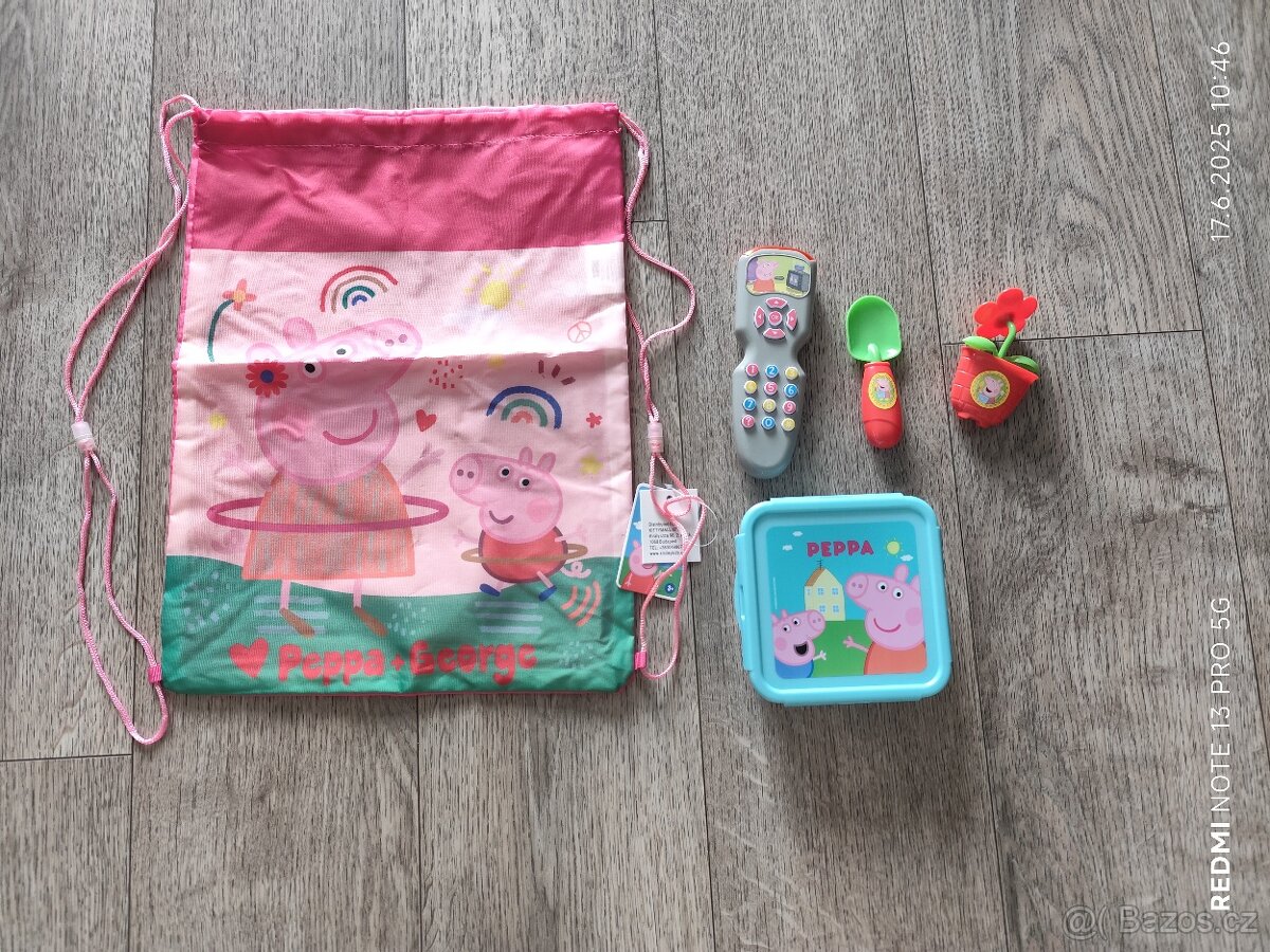 peppa pig taska a hraci konzole