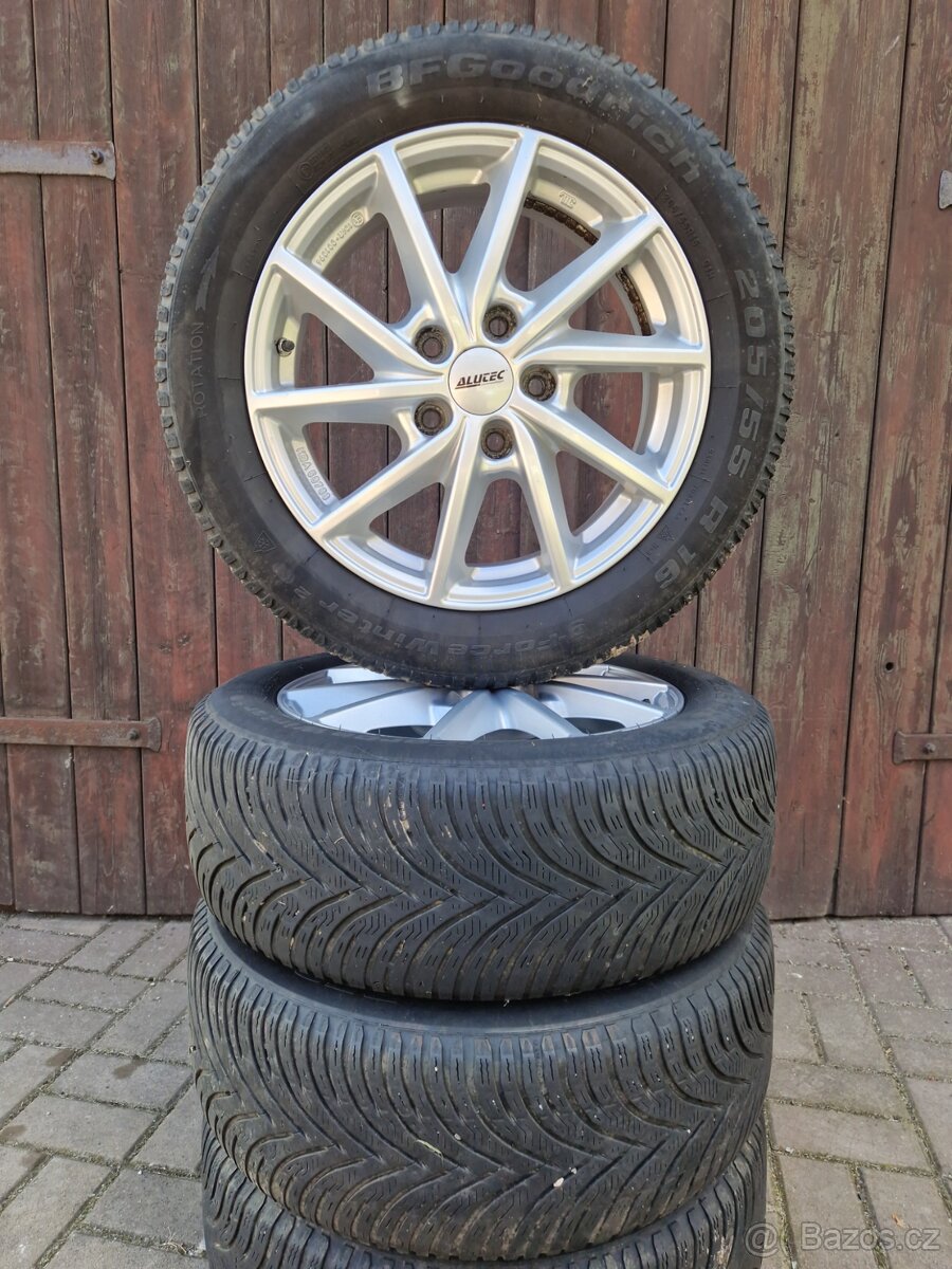 Alu 5x114,3 6,5Jx16 + BFGoodrich 205/55 R16 + TPMS