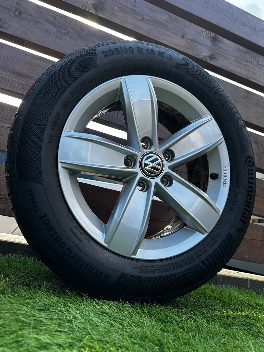 Alu kola 5x112 r16 s pneu (643rok)