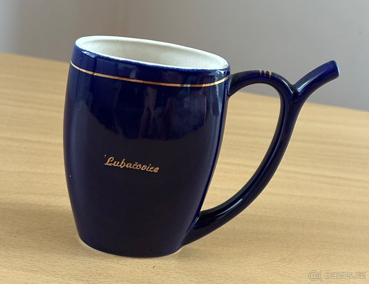 Porcelánový lázeňský hrníček Luhačovice