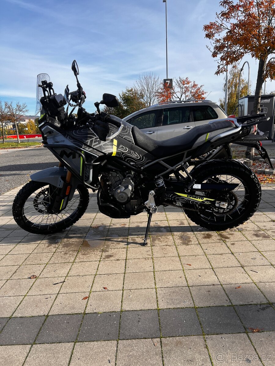 CFMOTO 450MT – záruka, servisní knížka, doplňky