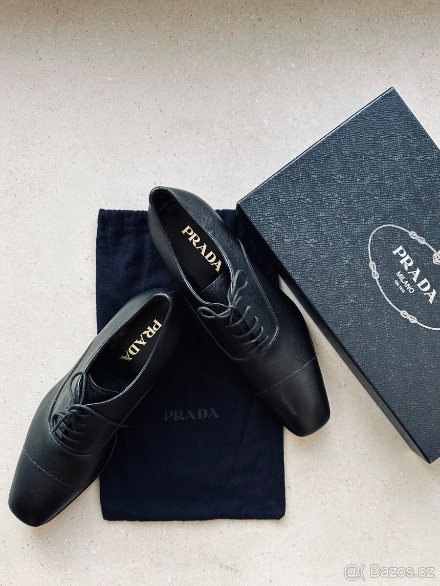 Prada Saffiano Oxford polobotky