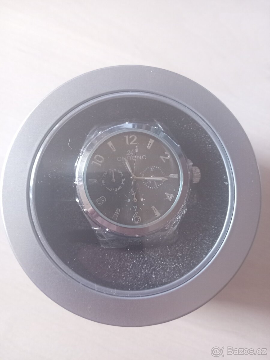 Panske naramkove hodinky CHRONO