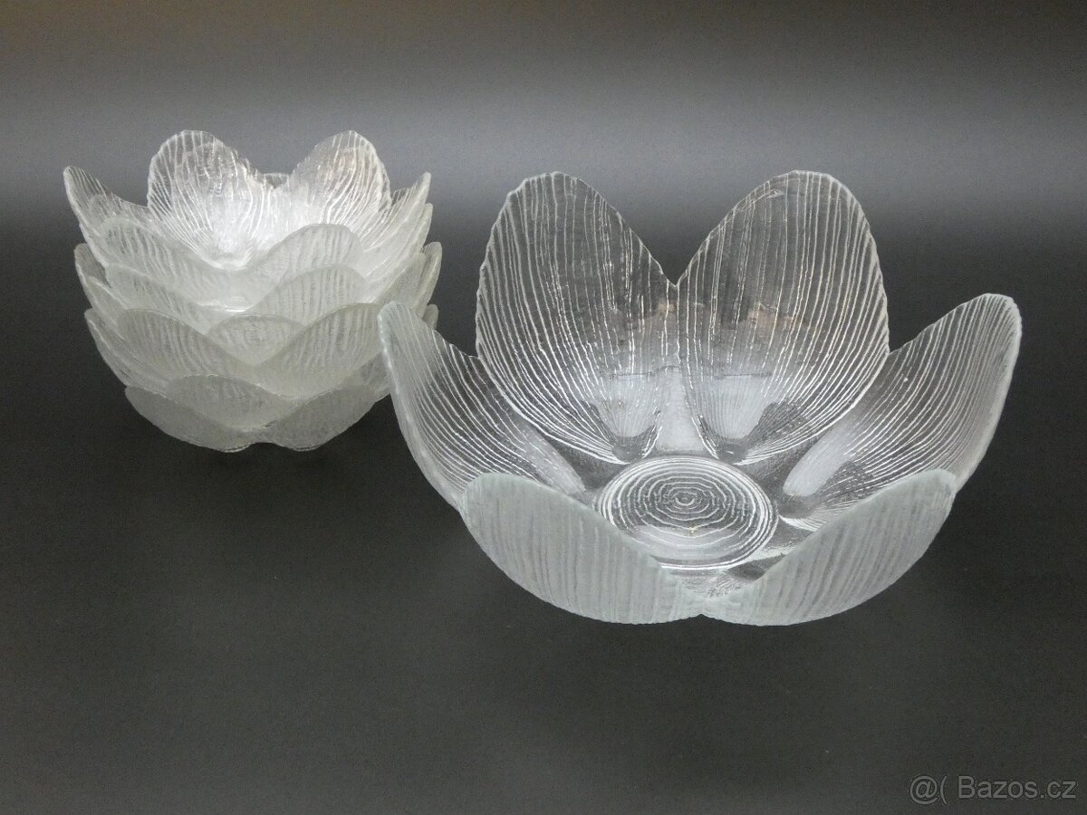 Kompotové misky z edice "lotosový květ" Václav Zajíc