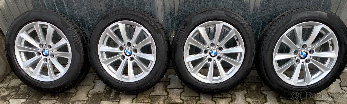 Alu zimní pneu BMW 5 typ E60, E61, 225/55 R17, 5x120