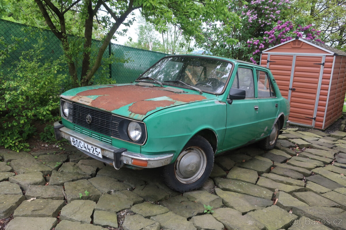 Škoda 120L 1977 ZAPLACENÁ EKO DAŇ