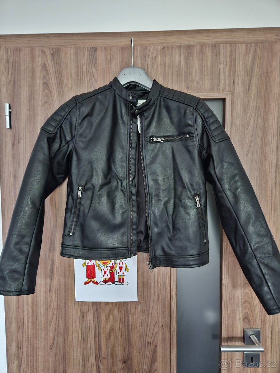 Koženková bunda h&m