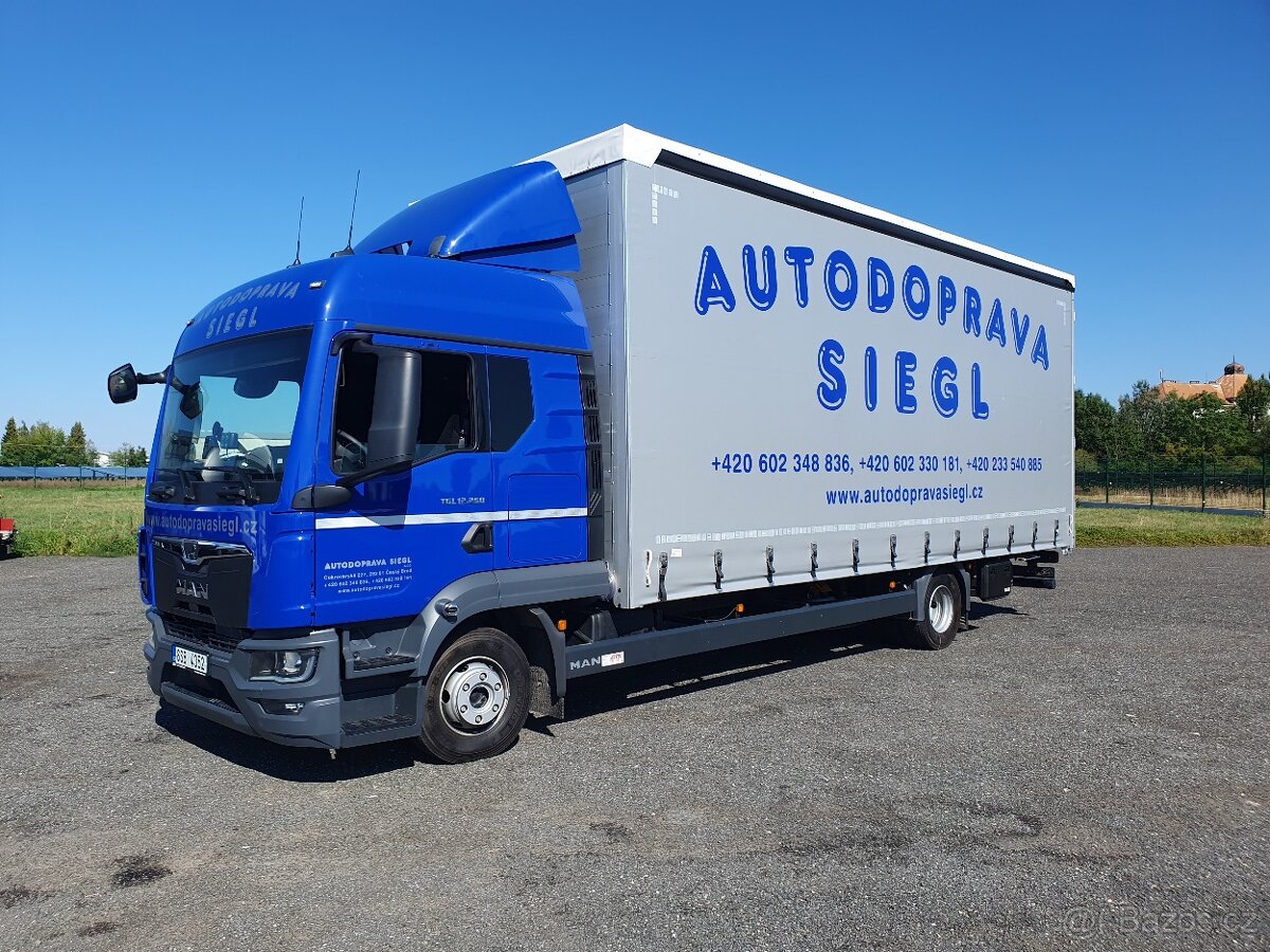 Řidič sk. C, MAN TGL (Praha,Český Brod,Hradec K.,Mohelnice)