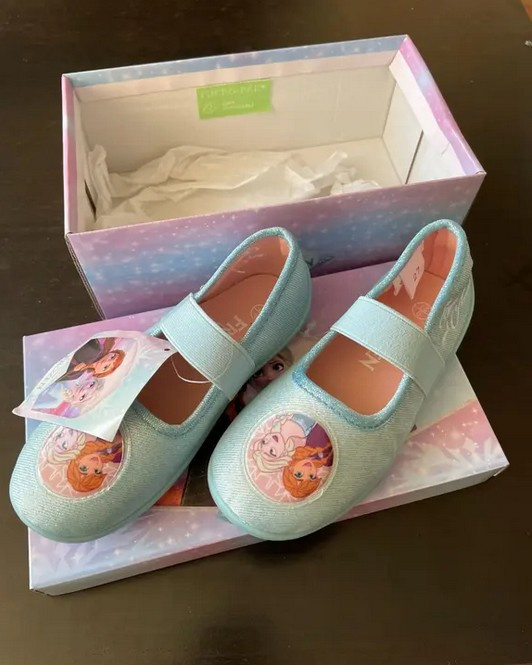 papuče, bačkory Anna a Elsa nové vel 27