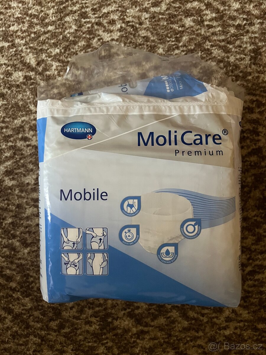 Prodám absoprpční kalhotky při inkontinenci a vložky