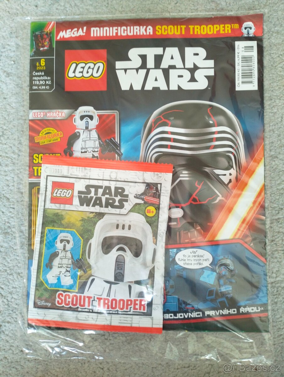 LEGO STAR WARS časopisy + figurky