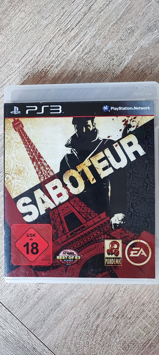 Saboteur PS3 - německá verze