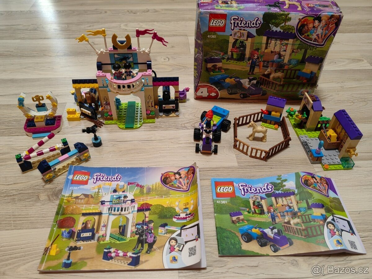 Lego 41367+41361 Stephanie a parkurové skákání+Mia a stáj