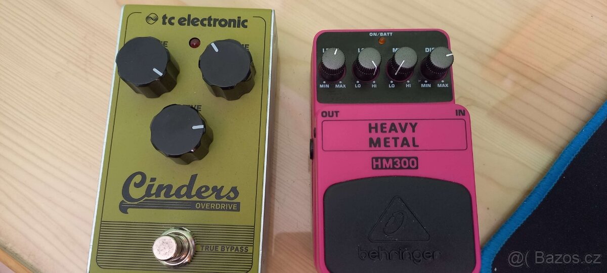 TC ELECTRONIC Cinders Overdrive + BEHRINGER HM300