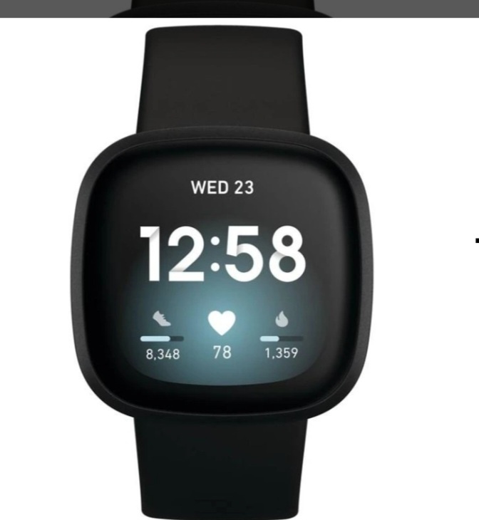 Chytré hodinky Fitbit Versa 3 FB511BKBK / 41 mm / GPS
