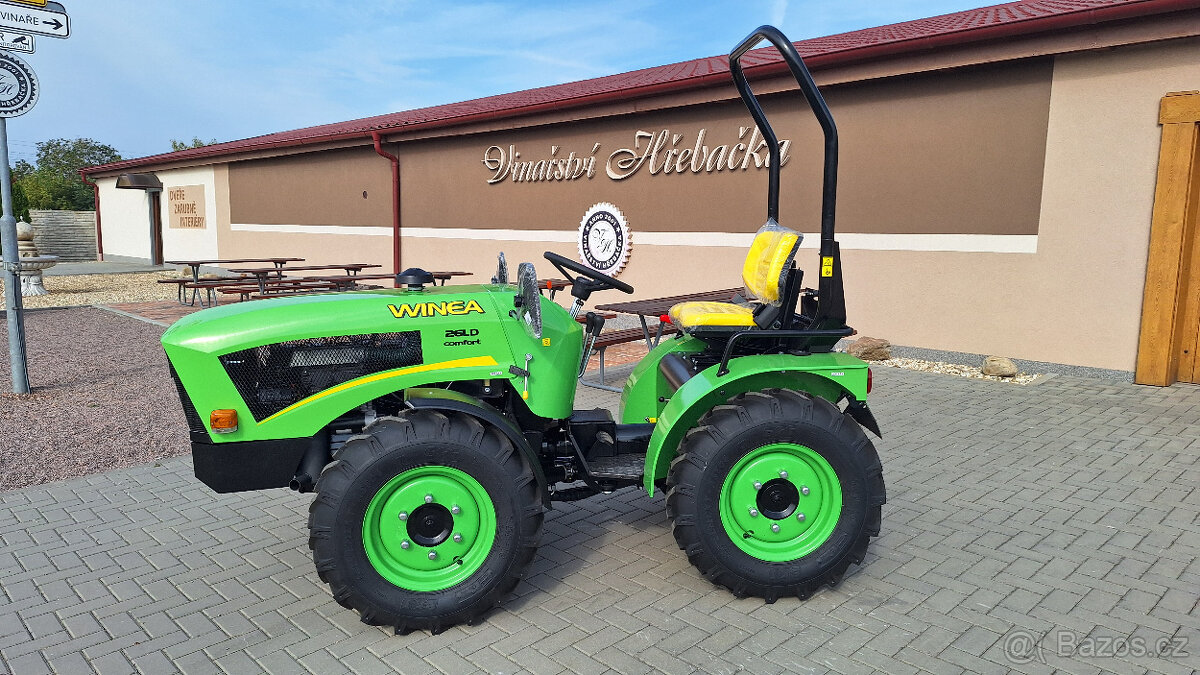 malotraktor WINEA 26 LD Comfort, motor tříválec