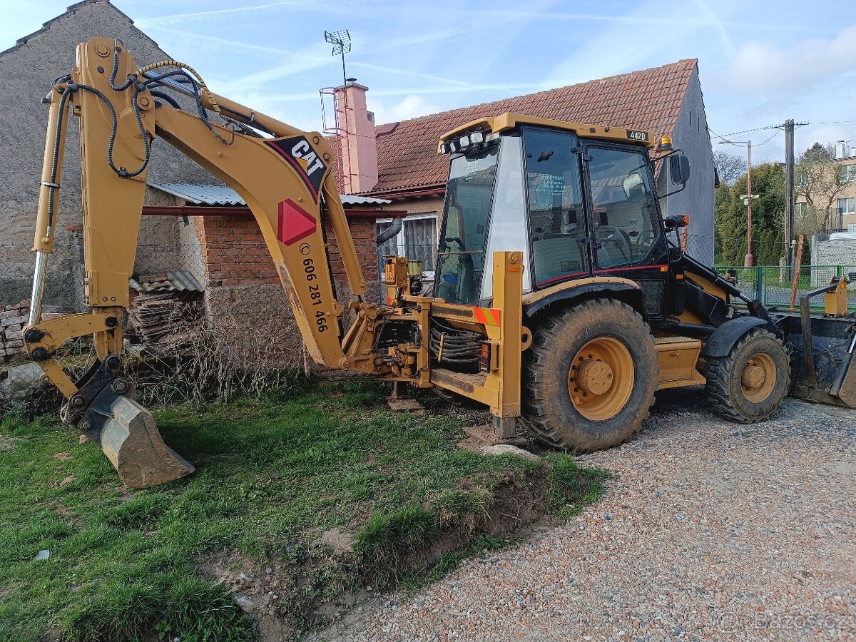 Caterpillar 442D traktorbagr