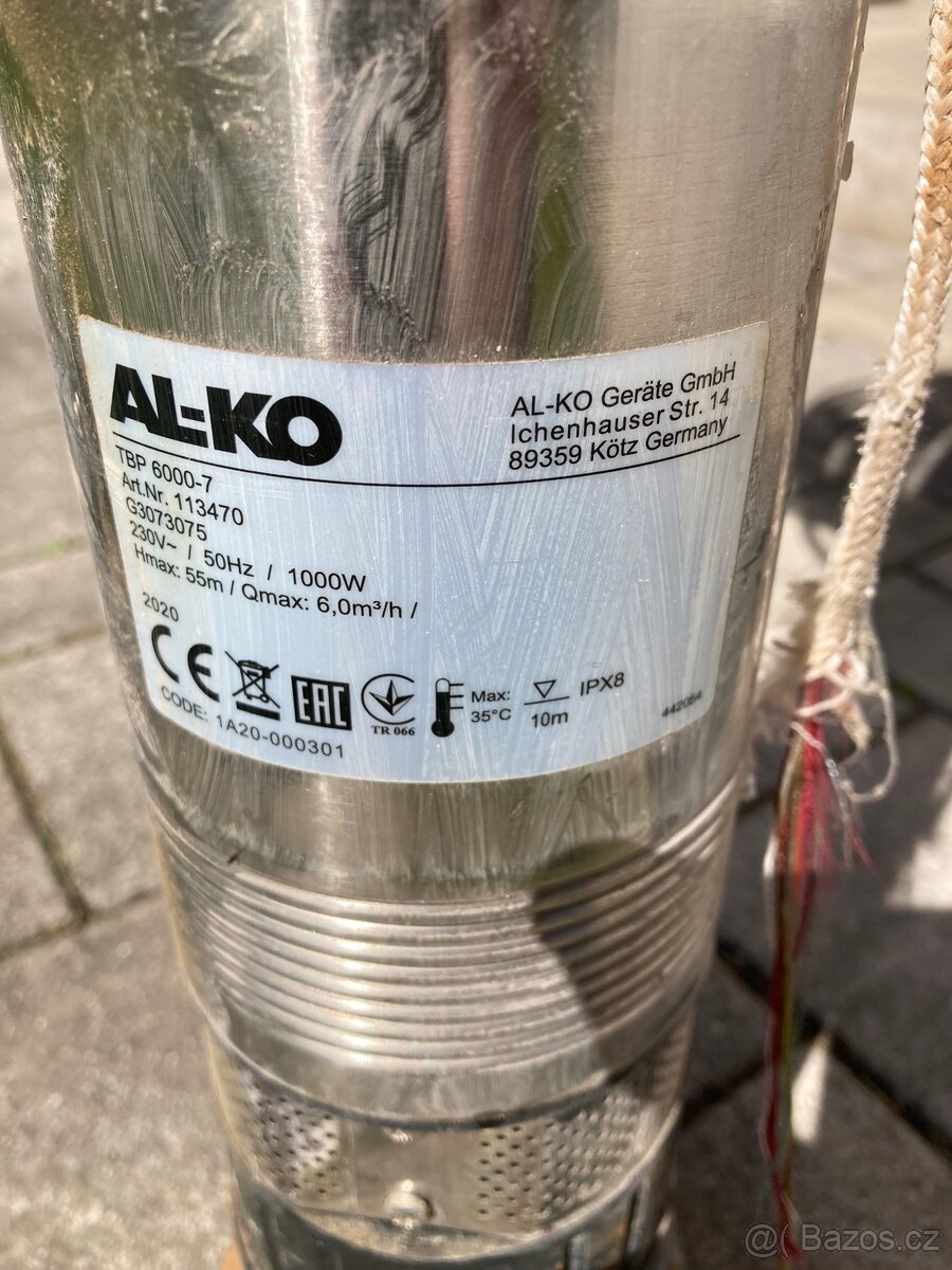 Ponorné 4” tlakové čerpadlo