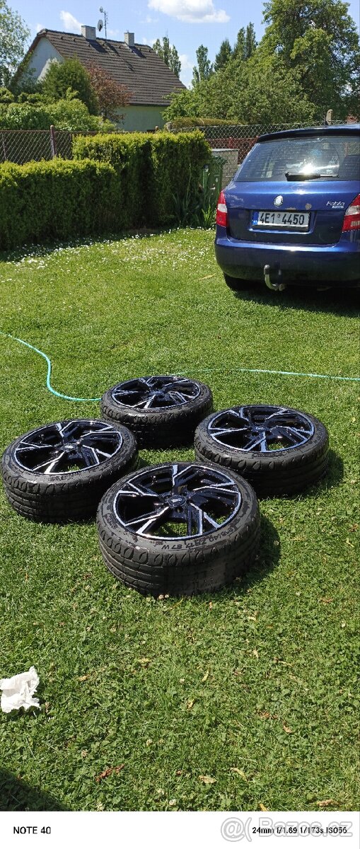 Alu kola MAM RS5 5x100 r17 + zimní pneu Nexen 215/40 r17