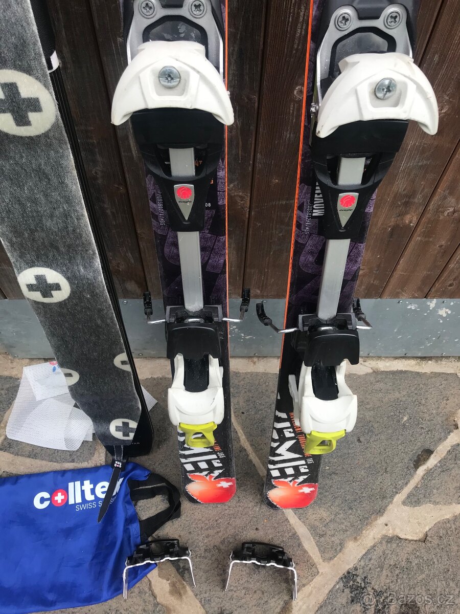 Movent skiaply,Fritschi vázání,stoupací pásy,železa,nový ser