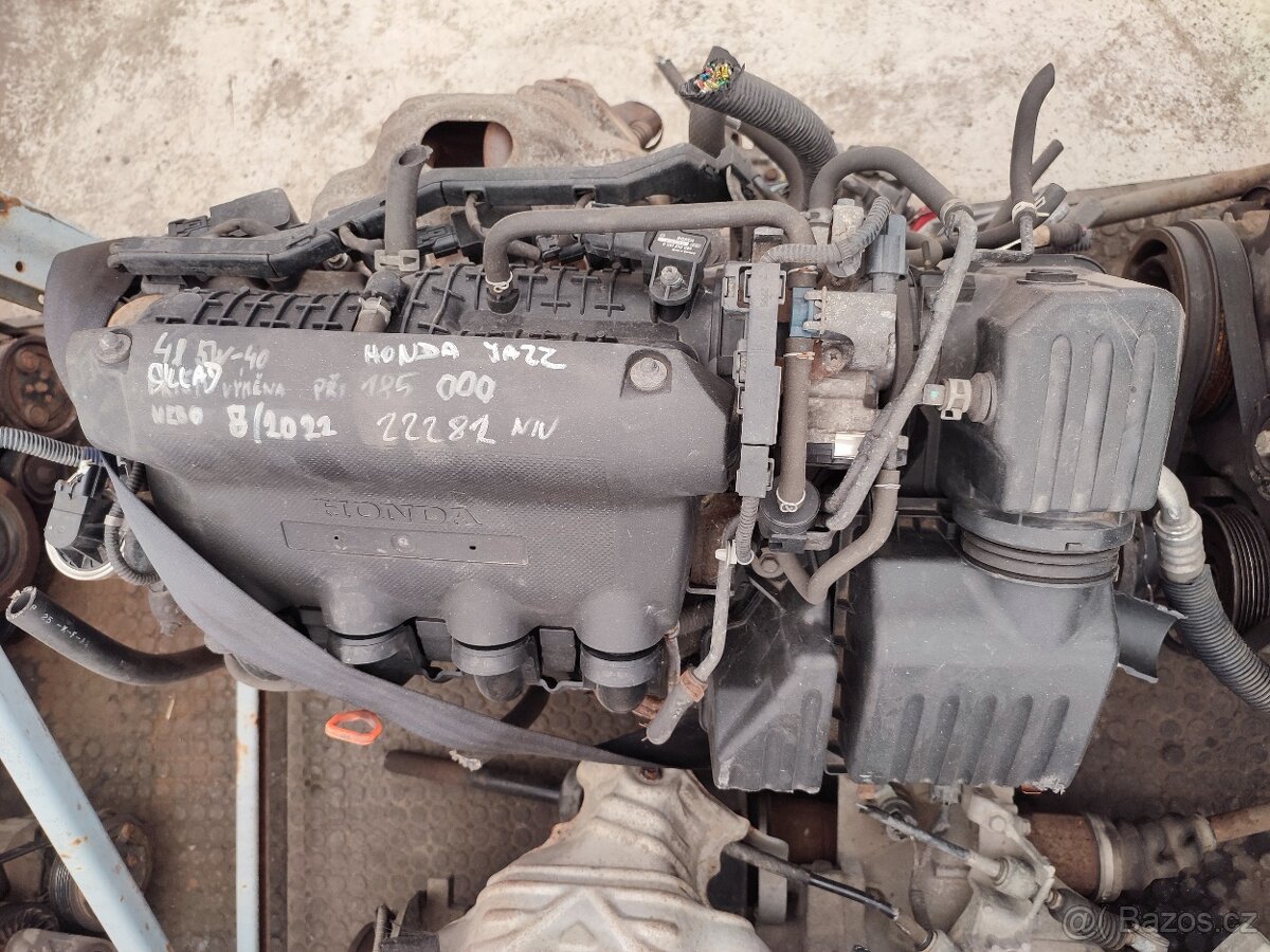 Prodám motor Honda Jazz 1,2 BA č. 22282