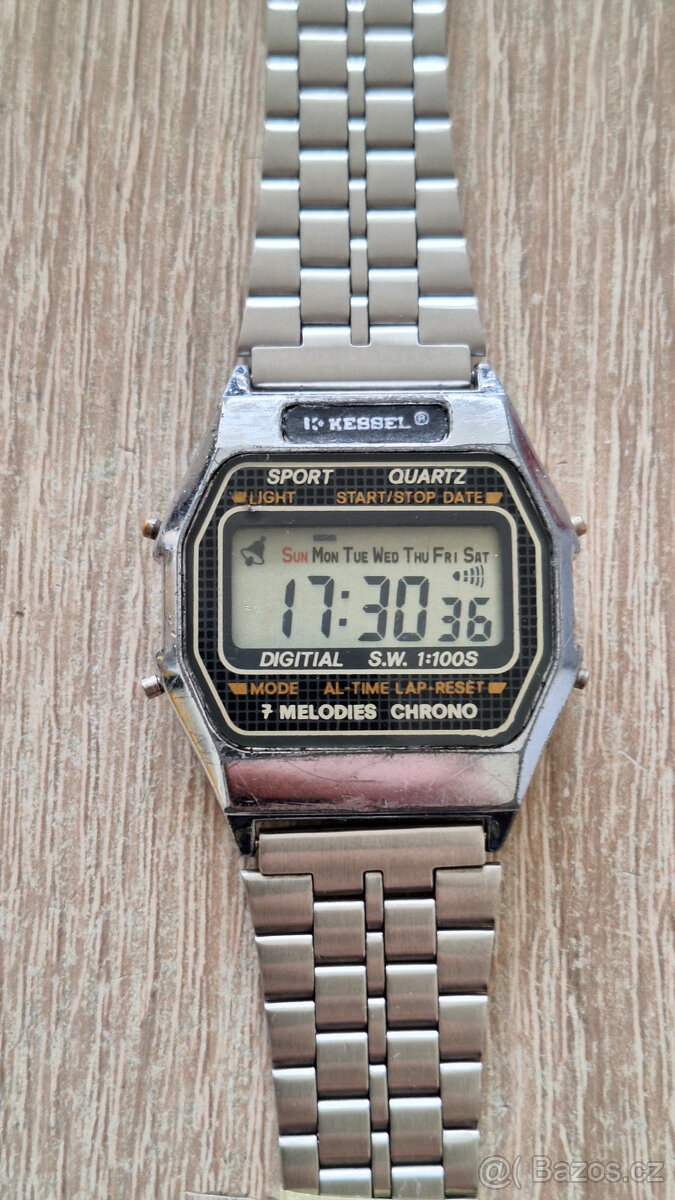 5.Retro pánské digitálky Kessel 7 melodií